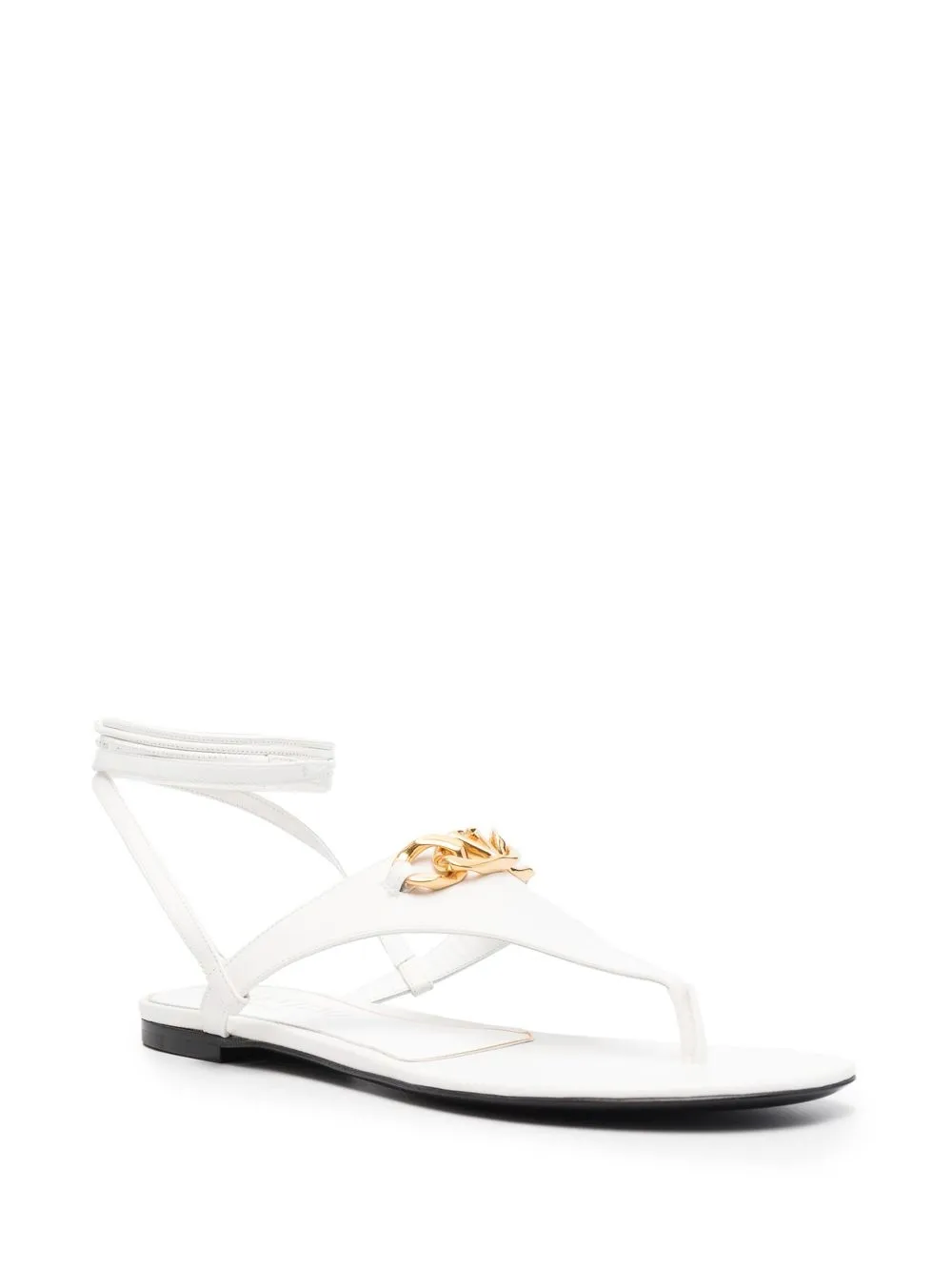 Valentino Garavani VLogo leren sandalen - Wit