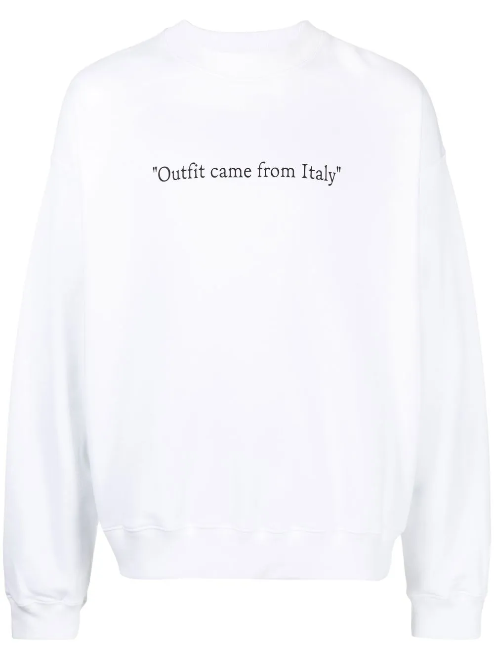 

Off-White sudadera con logo estampado - Blanco