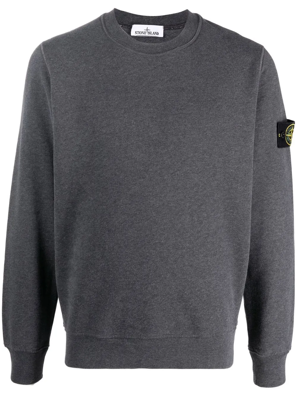 

Stone Island sudadera con parche de brújula - Gris