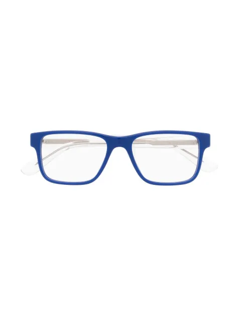 Versace Eyewear Occhiali squadrati con placca logo