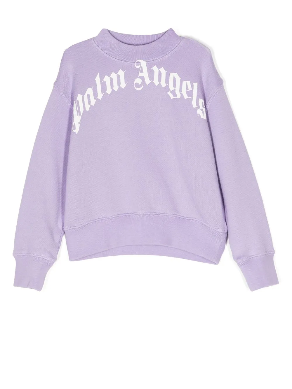 

Palm Angels Kids sudadera con logo estampado - Morado