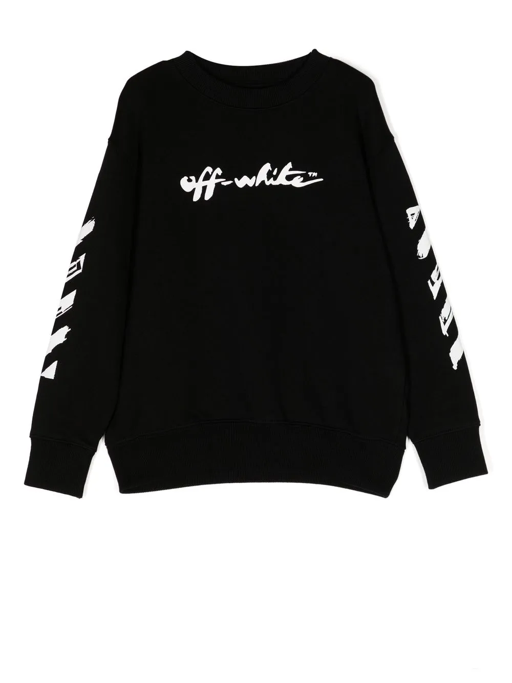 

Off-White Kids logo-print sweatshirt - Black