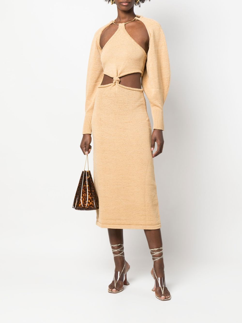 Cult Gaia cut-out Knitted Midi Dress - Farfetch