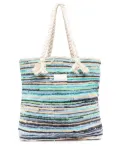 Vilebrequin woven rope-detail tote - Blue