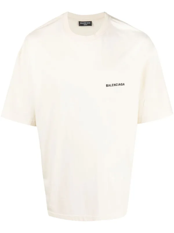 Balenciaga logo-print T-shirt - Farfetch