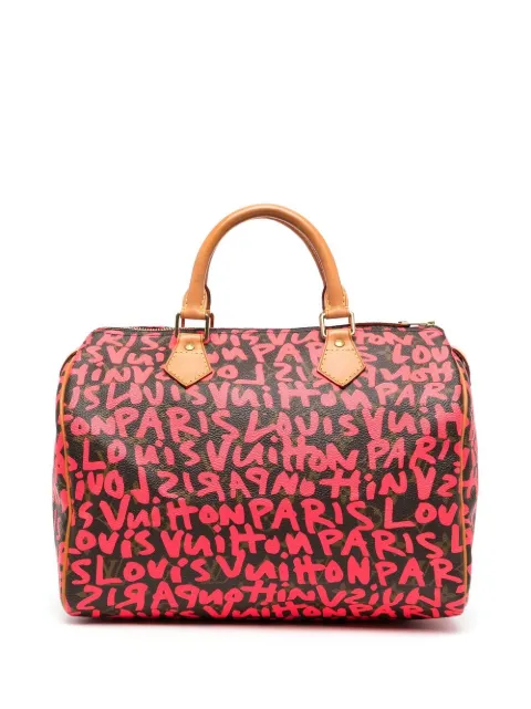 Louis Vuitton Pre-Owned 2009 Speedy 30 graffiti handbag WOMEN