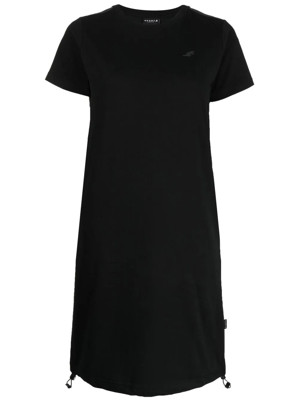 

SPORT b. by agnès b. drawstring-hem T-shirt dress - Black