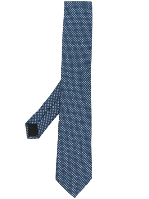 BOSS Gravata de jacquard geométrico