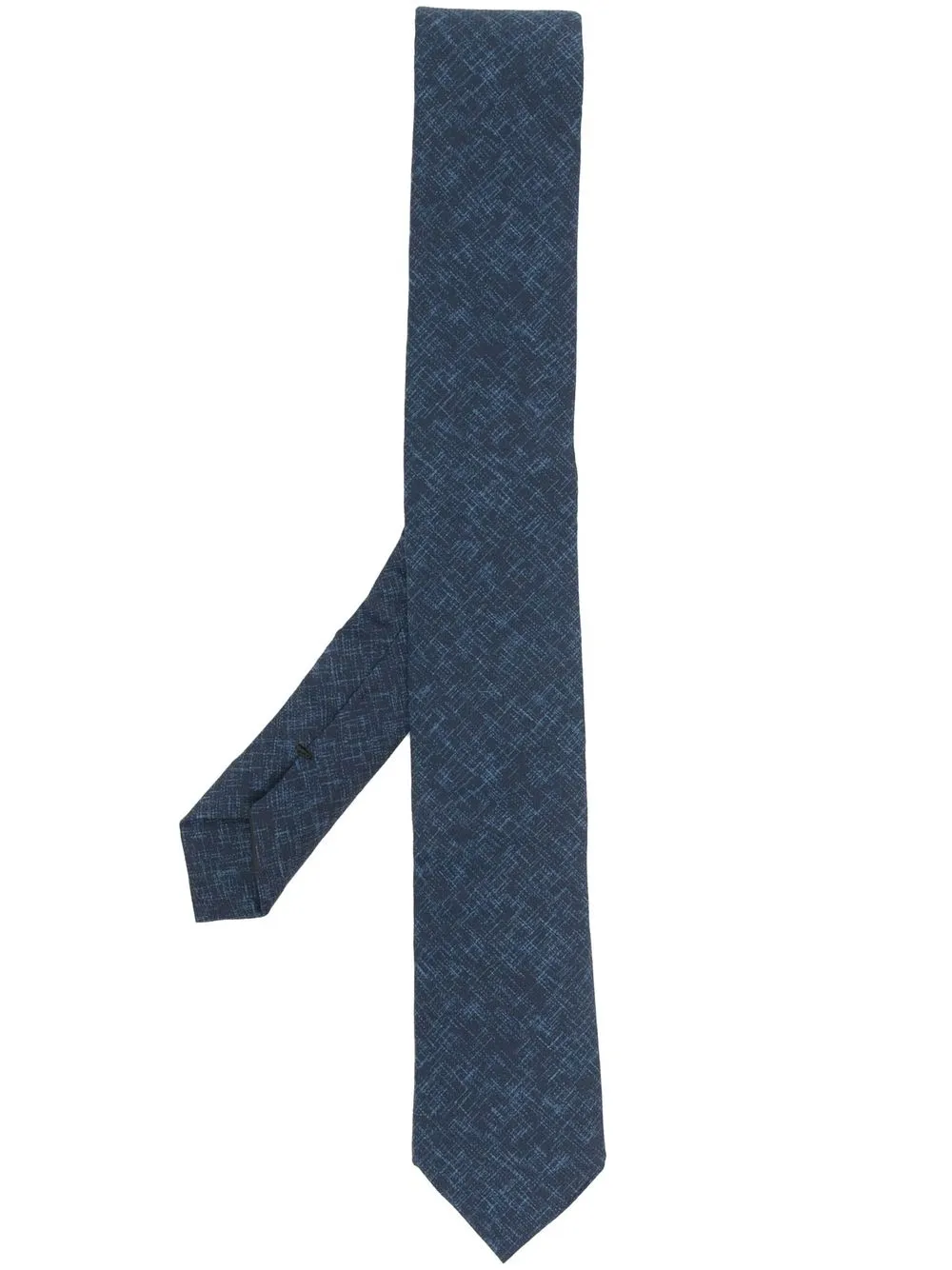 

BOSS textured woven tie - Blue