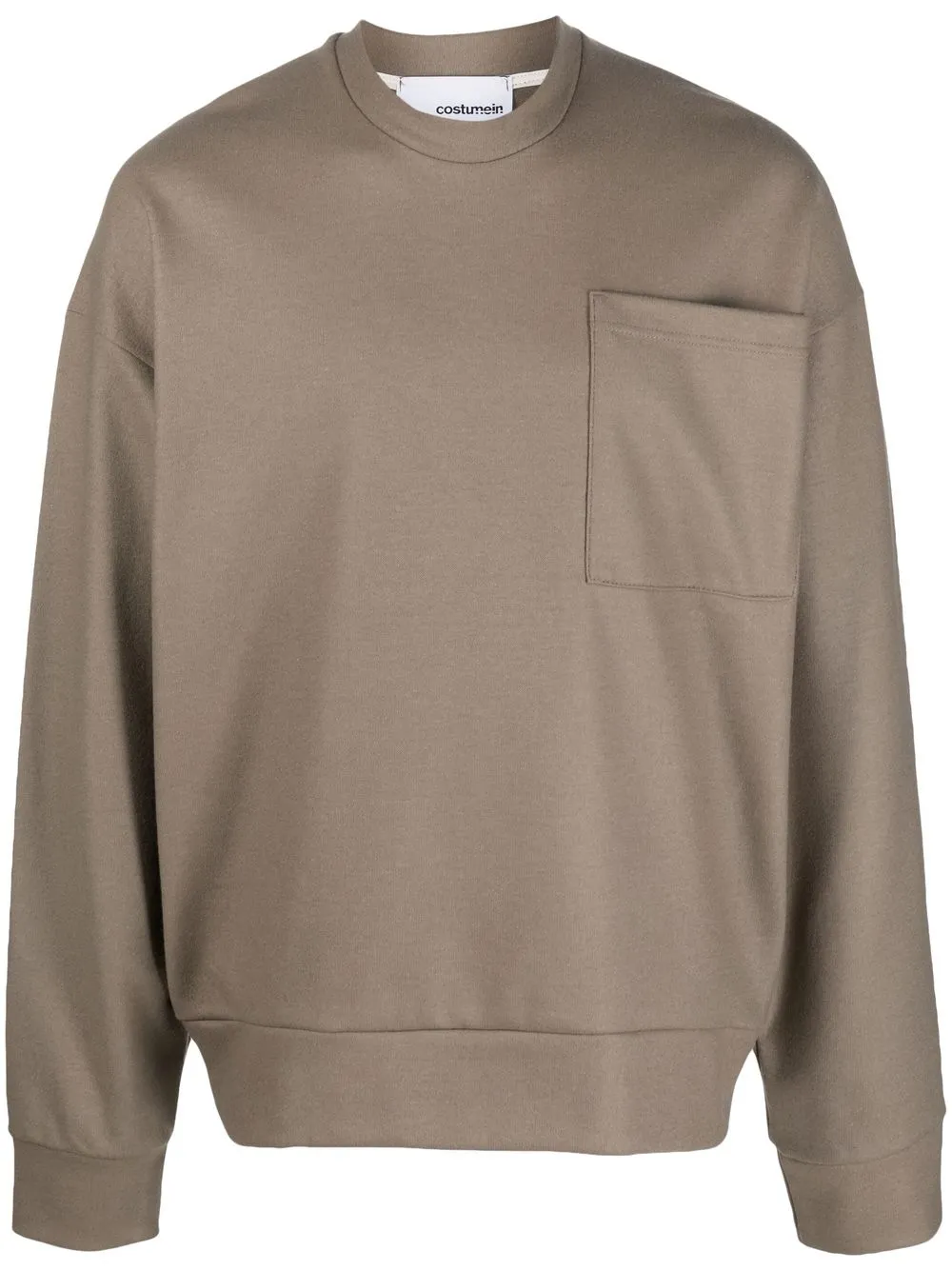 

Costumein sudadera oversize con cuello redondo - Marrón