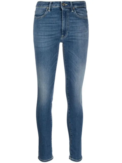 mid-rise skinny jeans