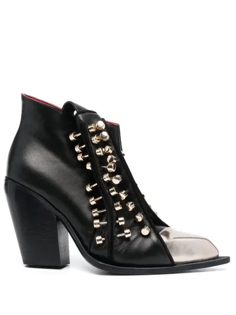 HARDOT stud-embellished ankle boots