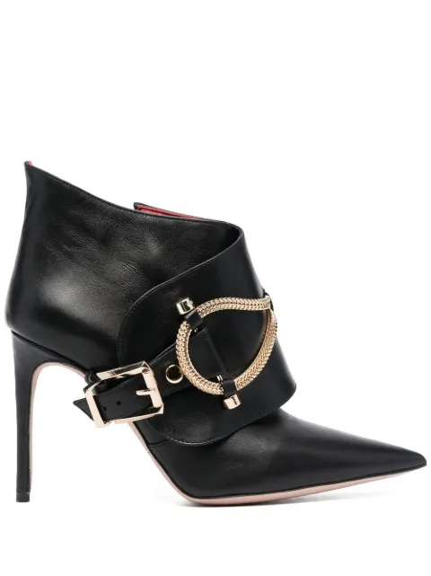 HARDOT chain-link trim ankle boots