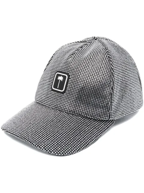 Palm Angels crystal-embellished baseball hat