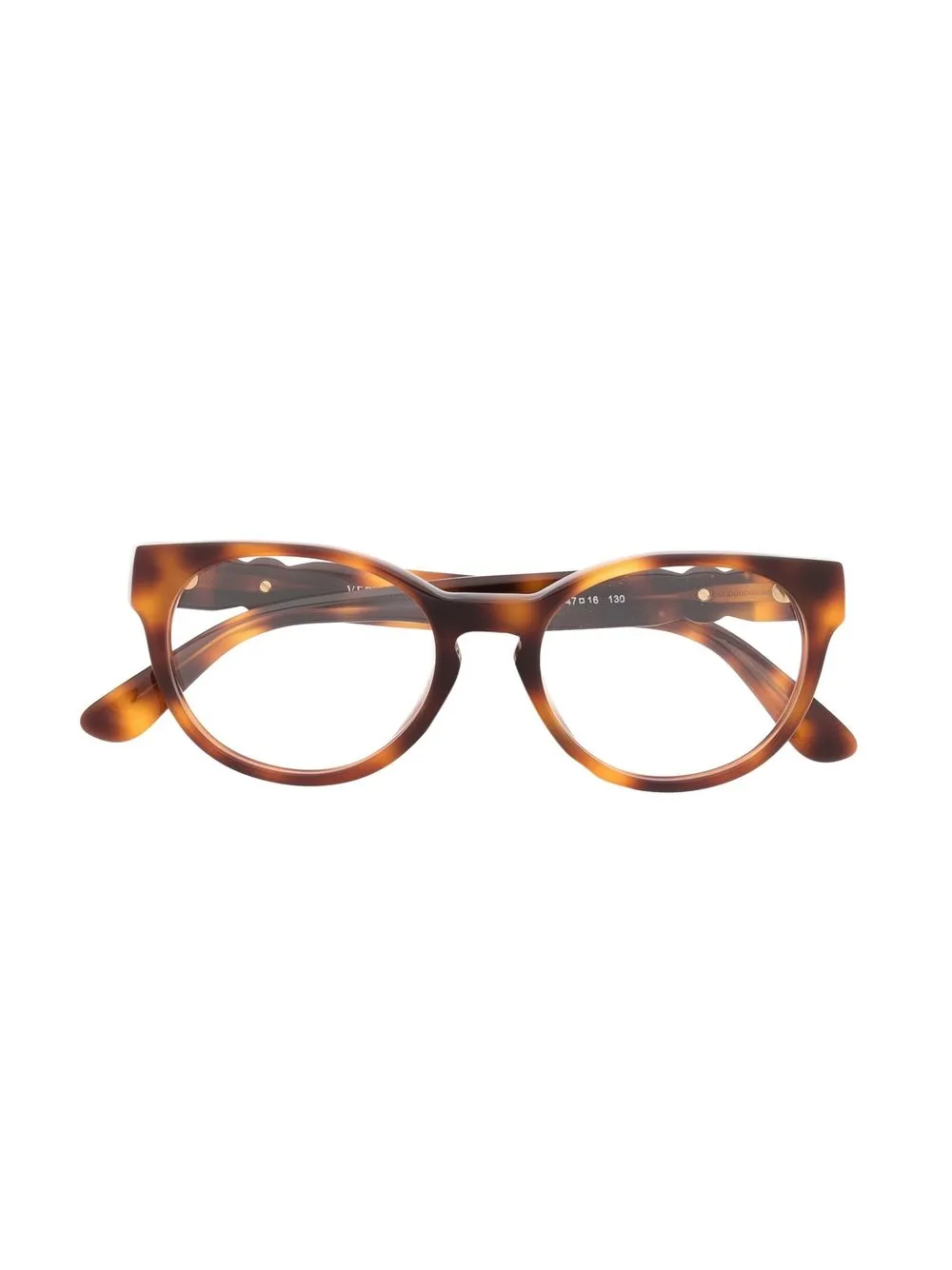 

Versace Eyewear lentes con armazón redonda - Marrón