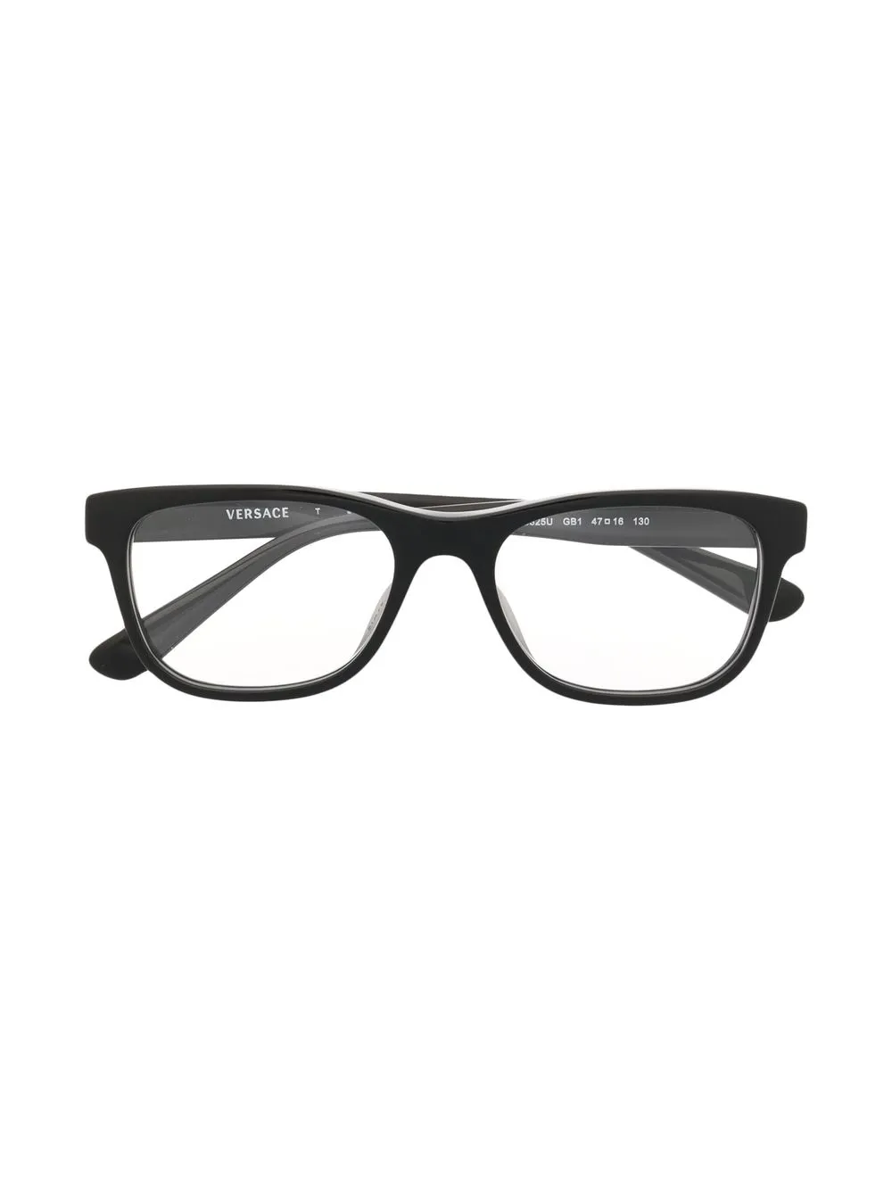 

Versace Eyewear logo-plaque glasses - Black