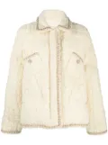 Khrisjoy tweed puffer jacket - Neutrals