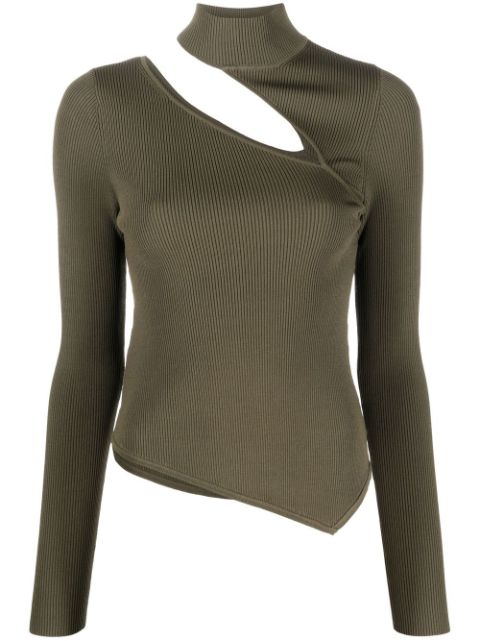 Cult Gaia asymmetric cut-out top