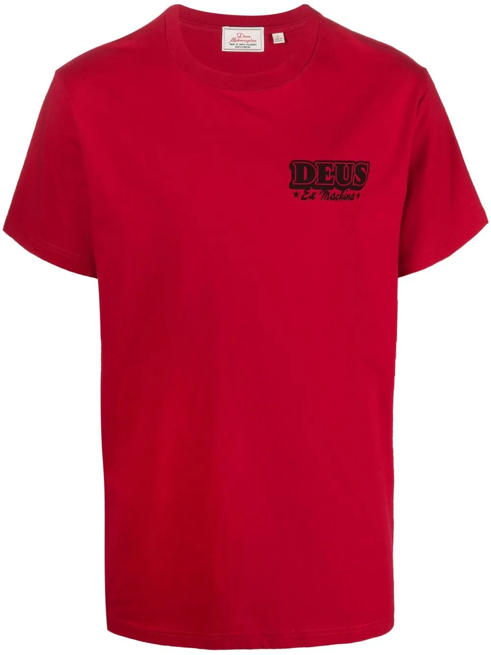 

Deus Ex Machina playera manga corta con logo estampado - Rojo