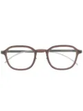 Mykita Baker square-frame glasses - Brown