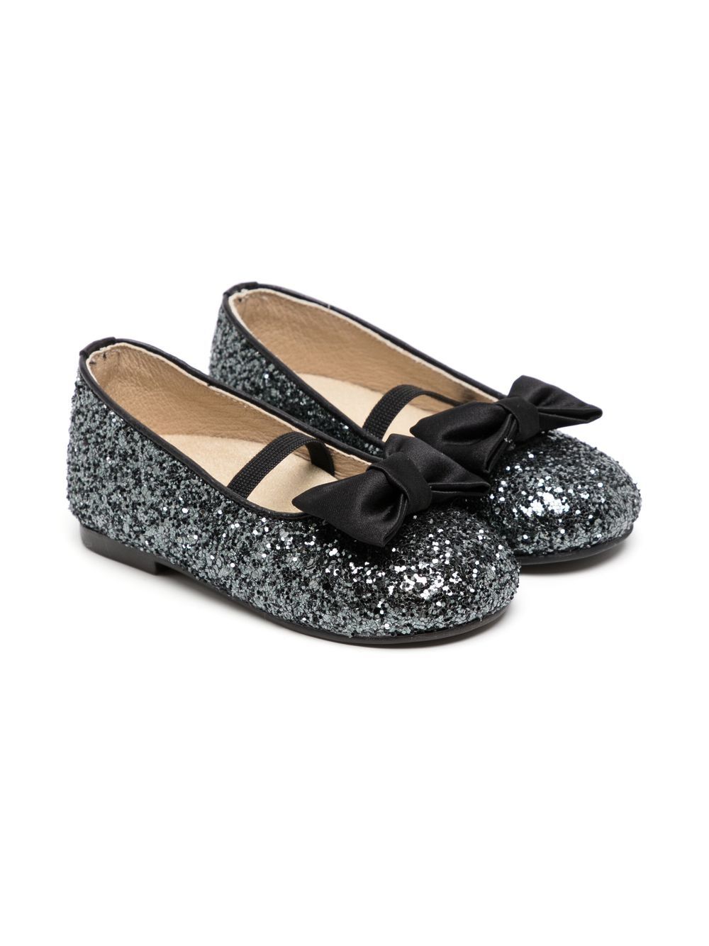 

BabyWalker flats con detalle de moño - Negro