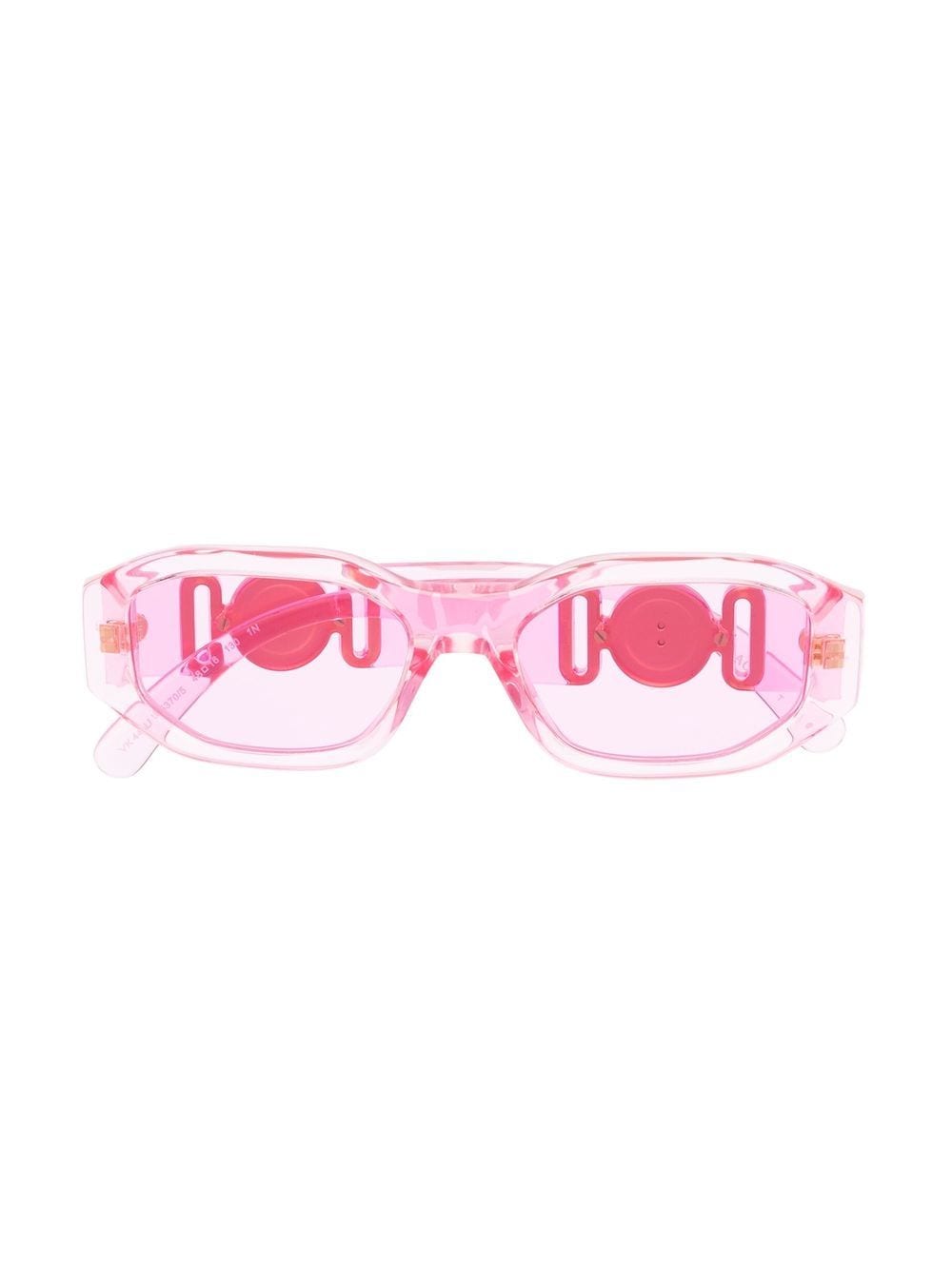 versace eyewear lunettes de soleil à monture carrée - rose