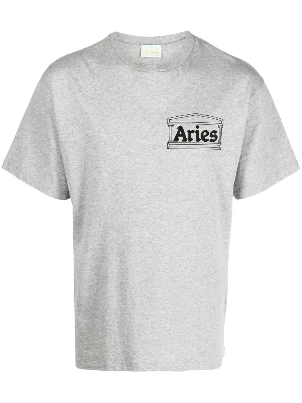 

Aries playera con logo estampado - Gris