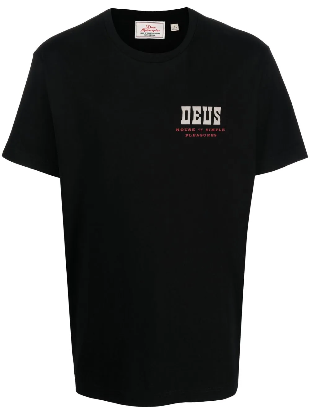 

Deus Ex Machina playera manga corta con logo estampado - Negro