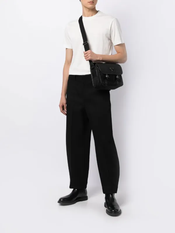 Emporio Armani stripe-jacquard Tapered Trousers - Farfetch