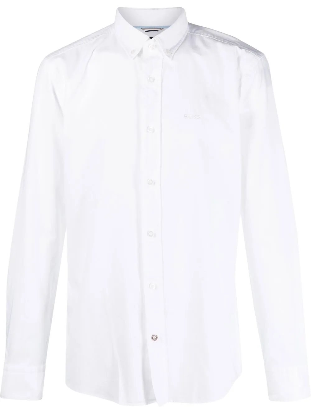 

BOSS camisa manga larga con botones - Blanco