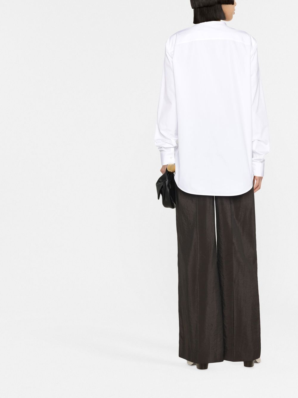 Shop Jil Sander Tuesday Long-sleeve Shirt In Weiss