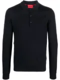 BOSS long-sleeved polo shirt - Blue