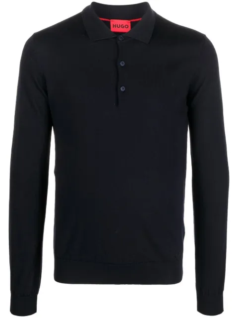 BOSS long-sleeved polo shirt