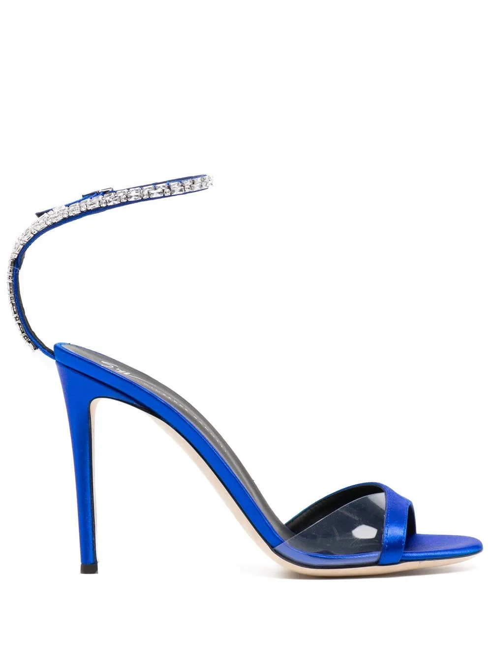 

Giuseppe Zanotti sandalias Leeah Crystal con tacón de 100mm - Azul