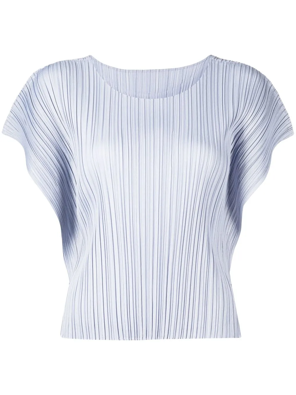 

Pleats Please Issey Miyake plissé short-sleeved top - Blue