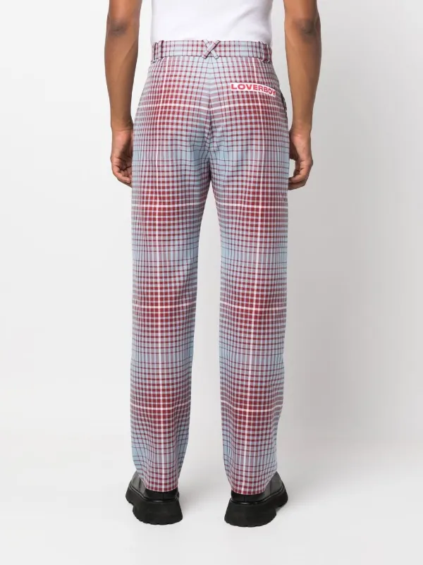 Charles Jeffrey Loverboy Checked Tailored Trousers - Farfetch