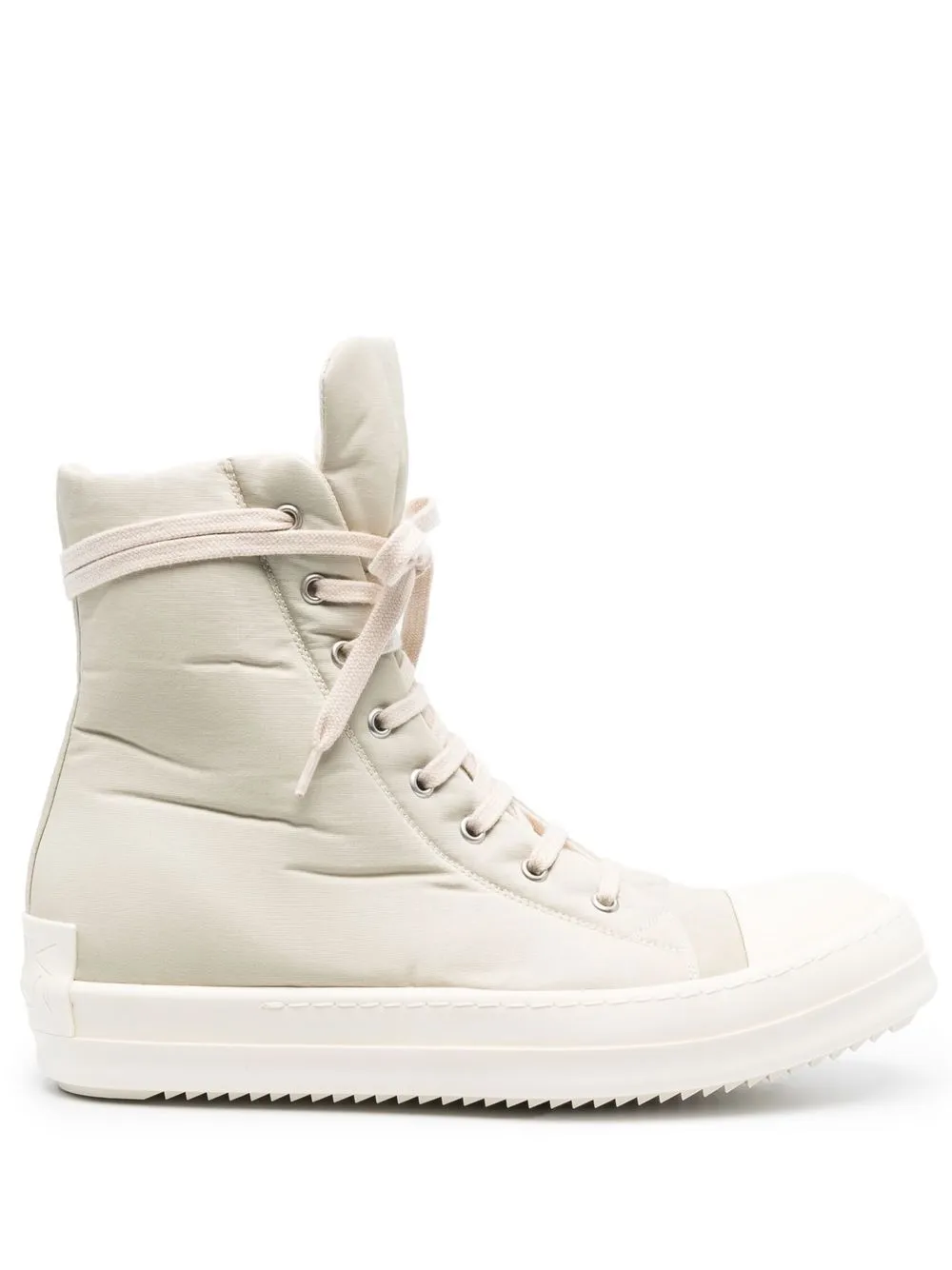 

Rick Owens DRKSHDW tenis altos con agujetas - Neutro