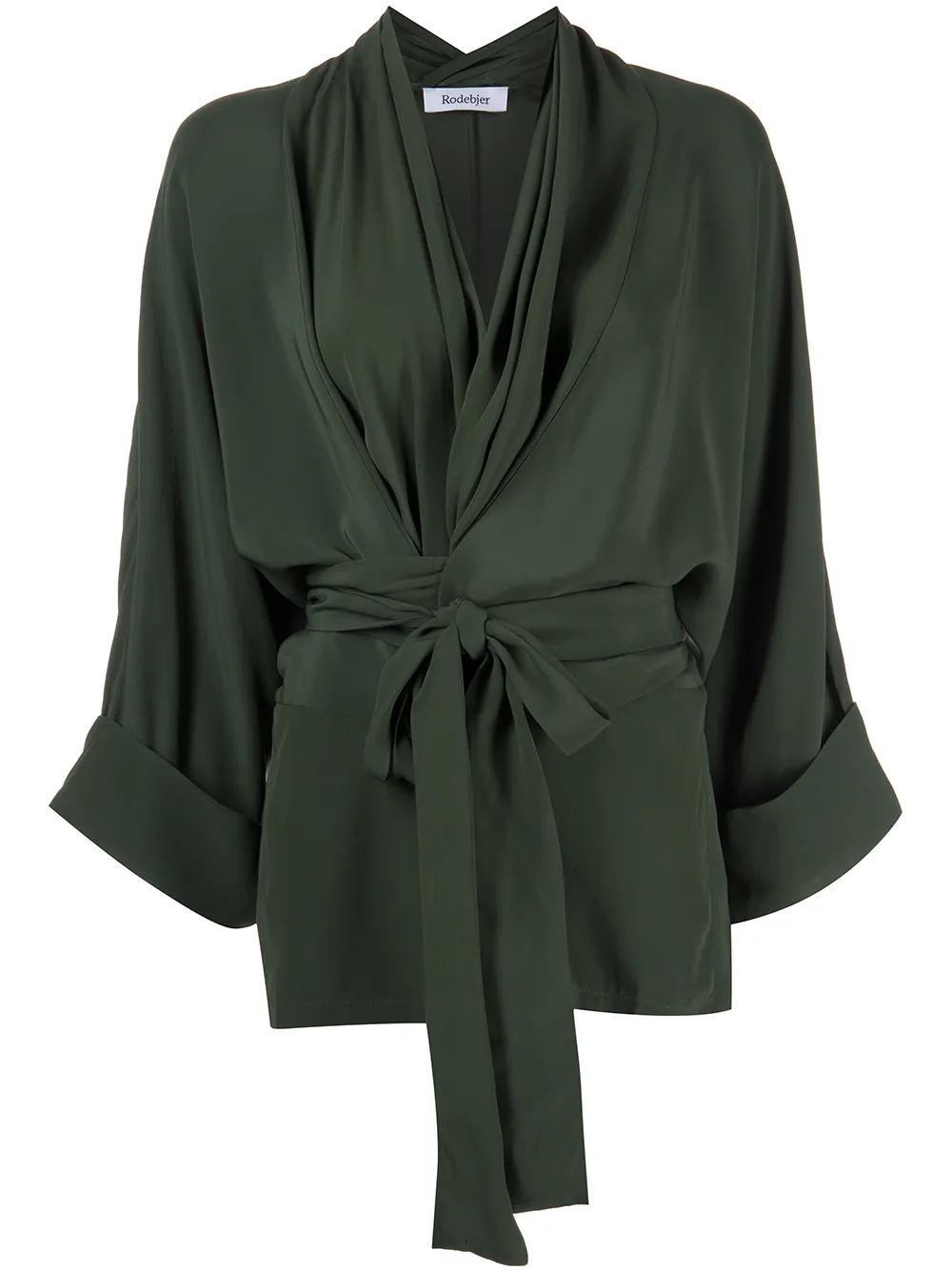 

Rodebjer Tennessee wrap blouse - Green