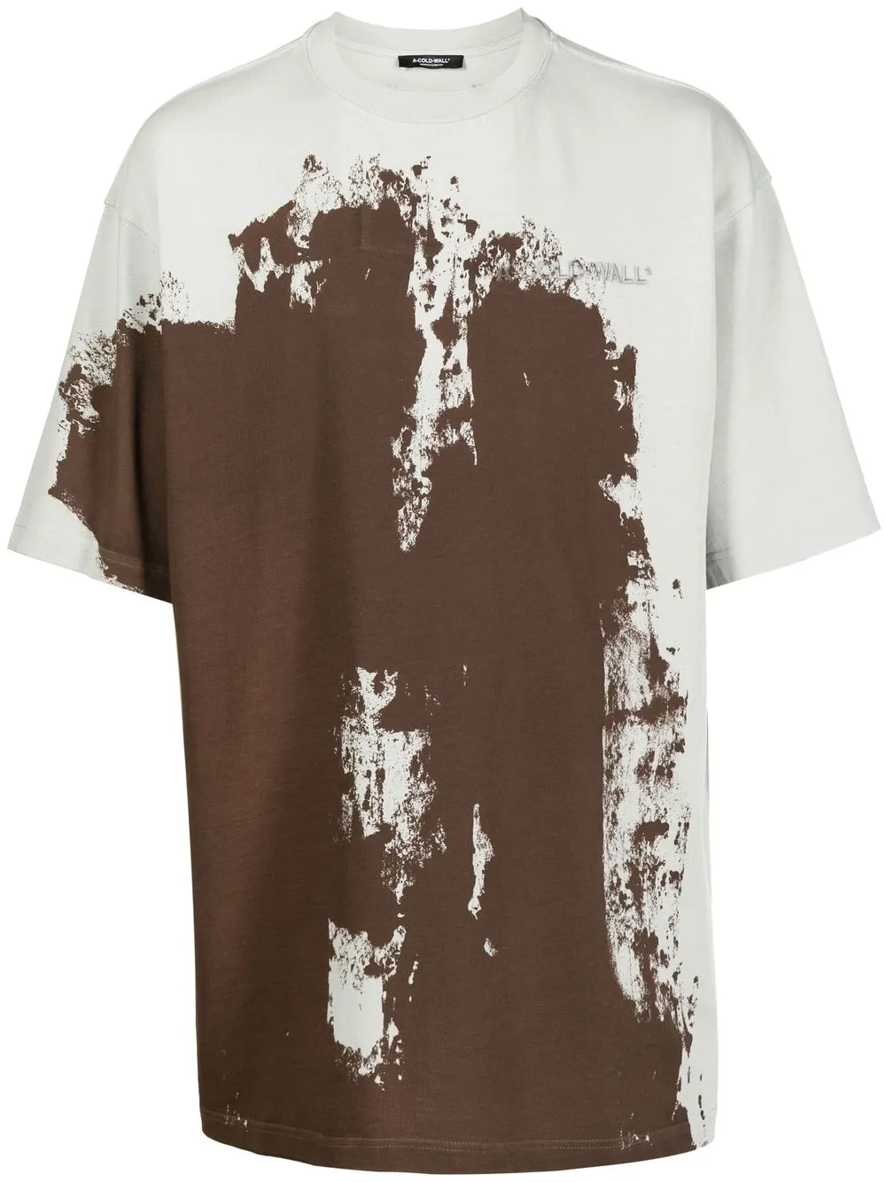 

A-COLD-WALL* paint-print cotton T-shirt - Multicolour