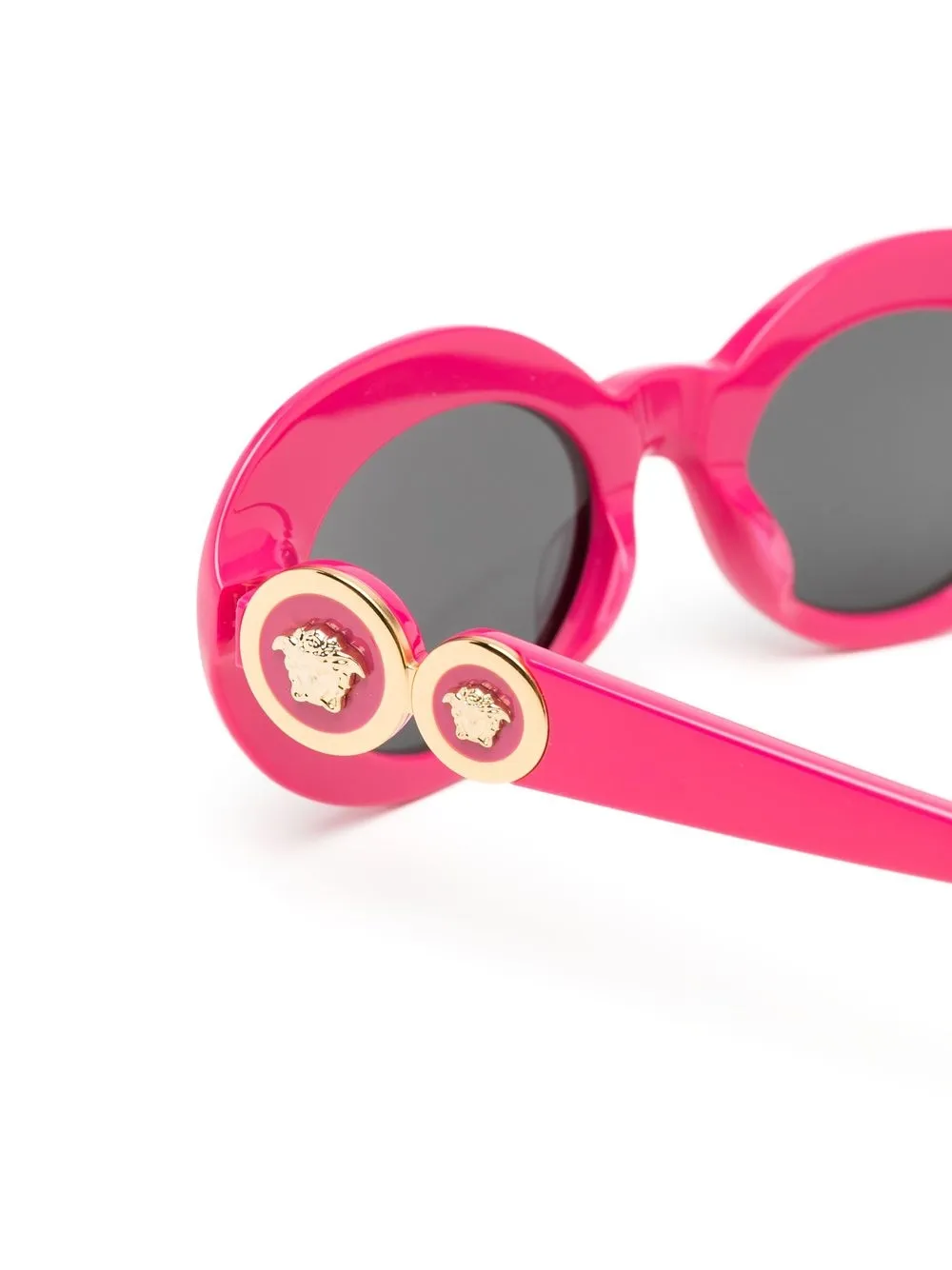  Versace Kids Oval-frame Sunglasses - Pink 