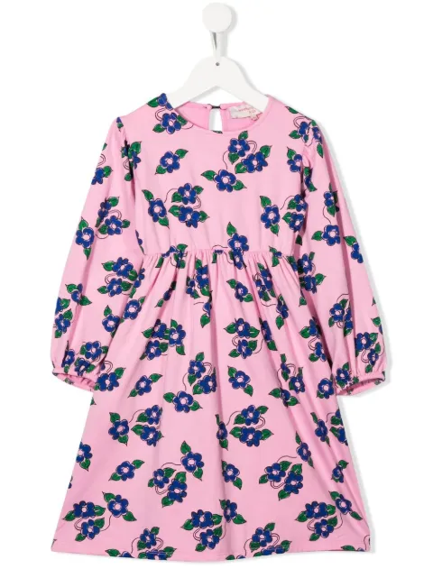 Weekend House Kids. floral-print long-sleeve dress 