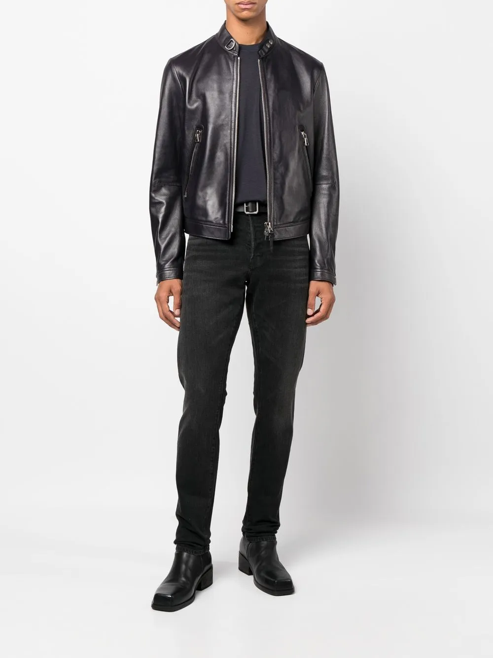 TOM FORD Cropped jack - Zwart