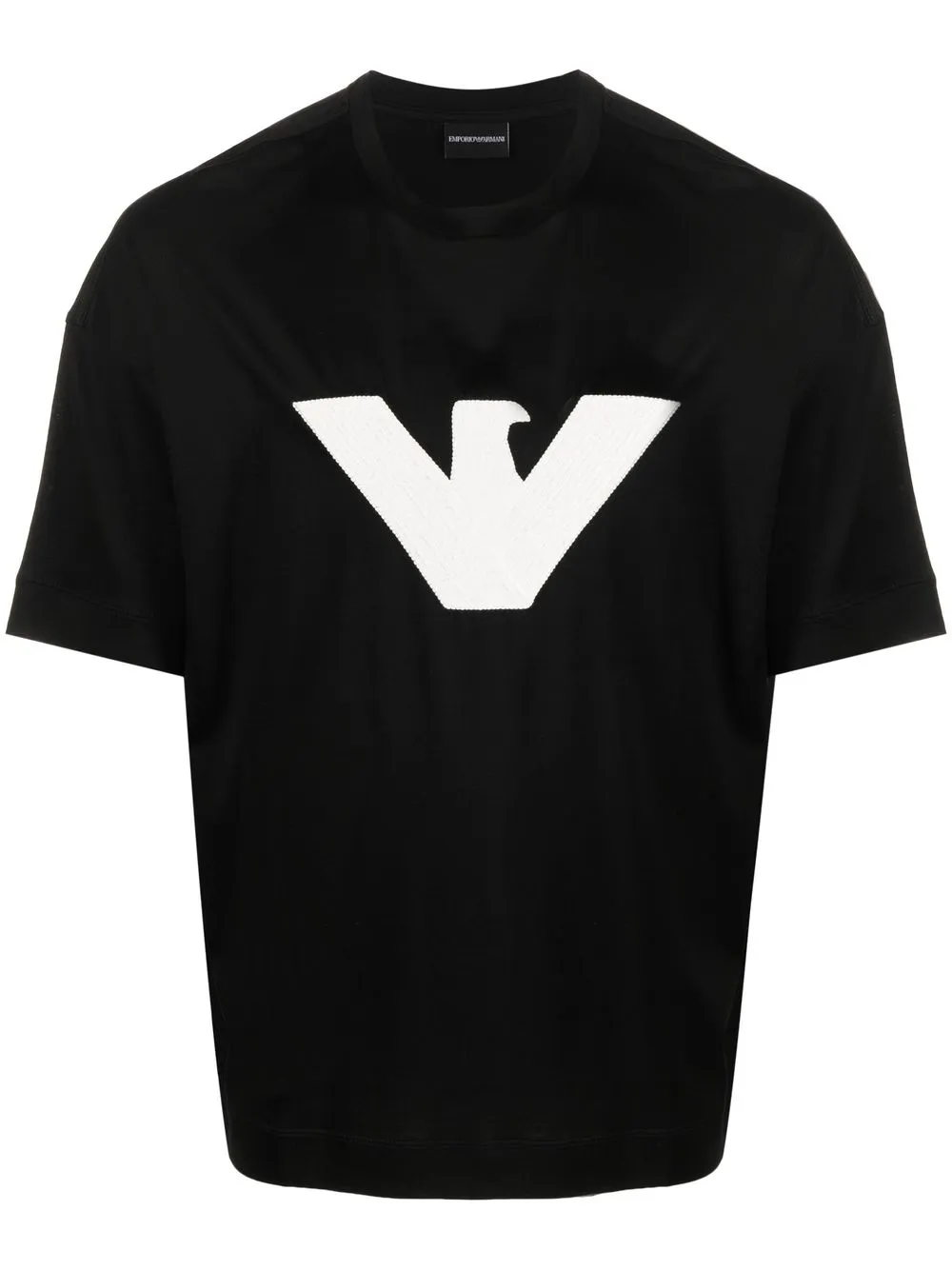 

Emporio Armani logo-print short-sleeved T-shirt - Black