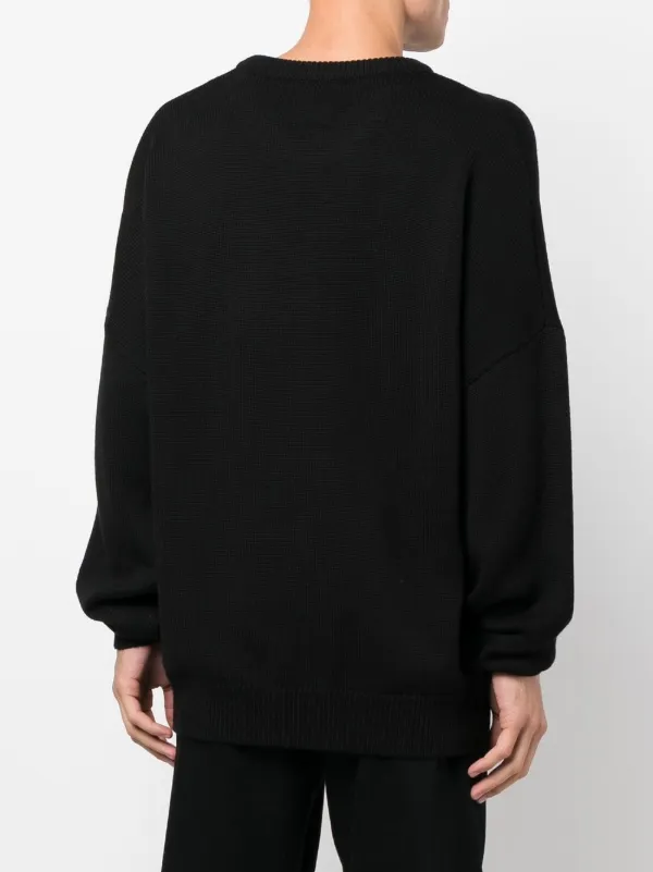 Oversized crew neck clearance jumper