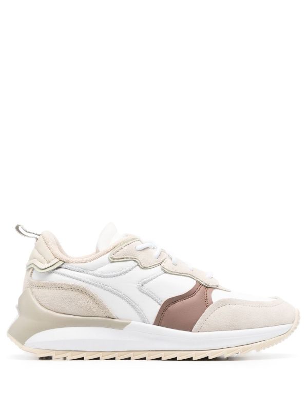 Diadora Panelled lace-up Sneakers - Farfetch