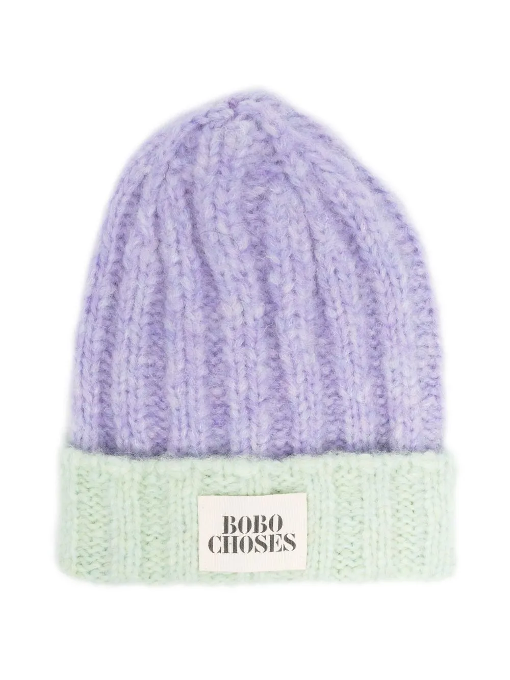 

Bobo Choses gorro tejido de canalé - Morado