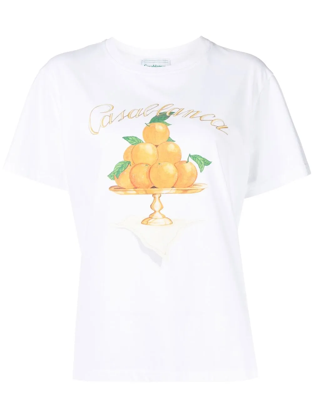 

Casablanca playera con estampado gráfico - Blanco