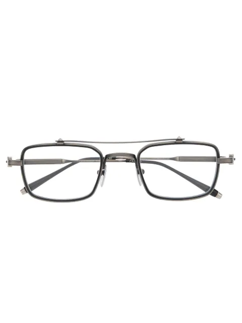 Akoni rectangle-frame glasses