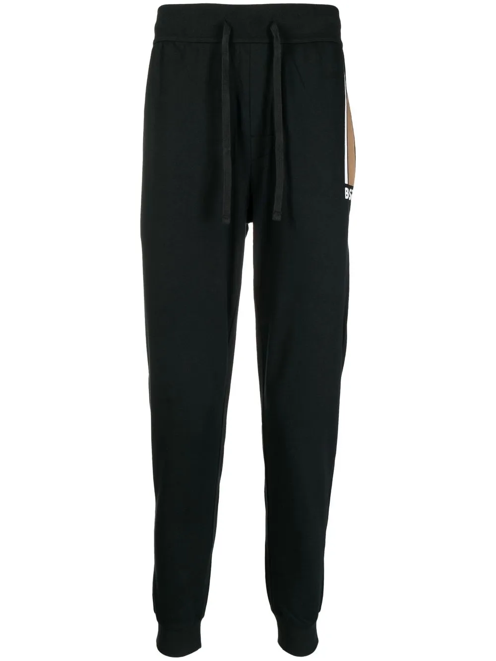 

BOSS pants con logo estampado - Negro