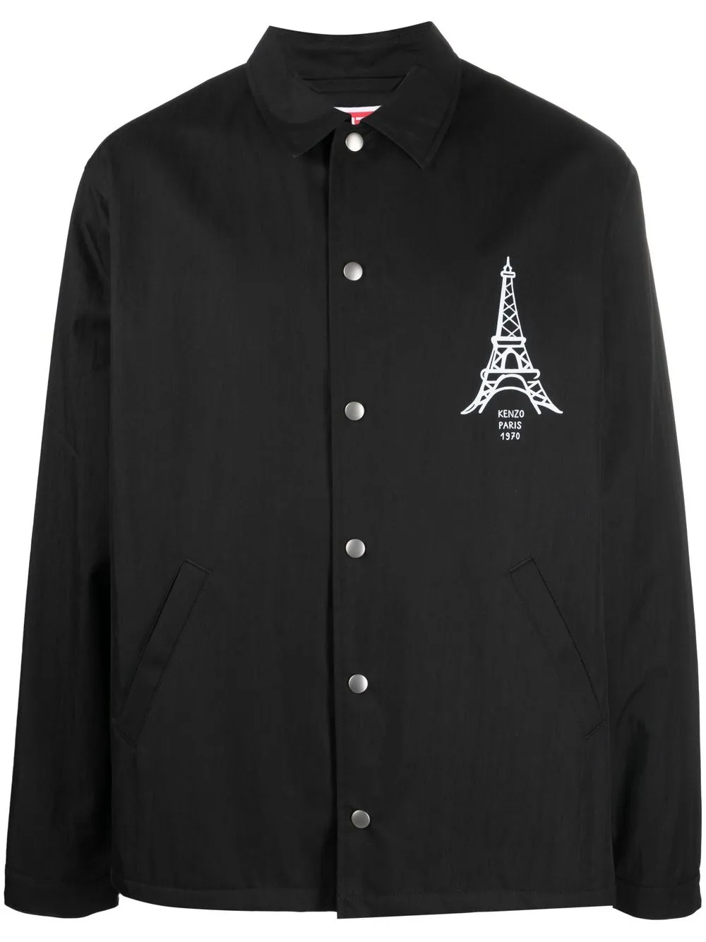 Kenzo Coach Shirt-jacket In Black